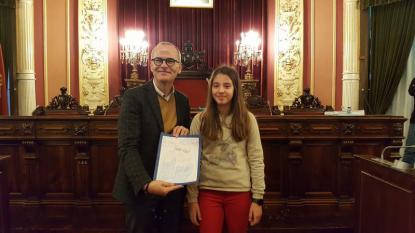 Visita al Saln de Plenos de 5 de Primaria - Foto 12
