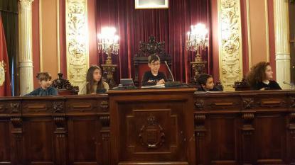 Visita al Saln de Plenos de 5 de Primaria - Foto 20