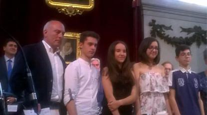 Alumnado de Josefinas recoge los premios nacionales de investigacin en la RAE - Foto 5