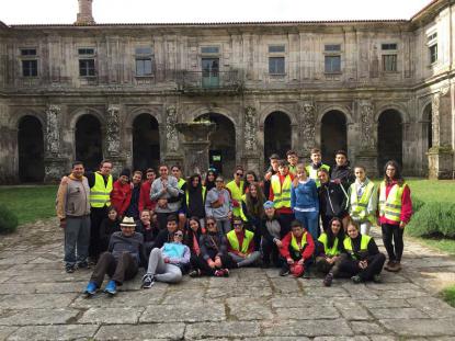 Os alumnos de 4 de ESO no Camio De Santiago. - Foto 3