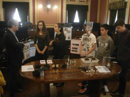 Recepcin del alcalde a los jvenes cientficos - Foto 2