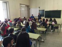 Educacin Secundaria - Visita del alumnado de 4 de ESO al IES Otero Pedrayo.