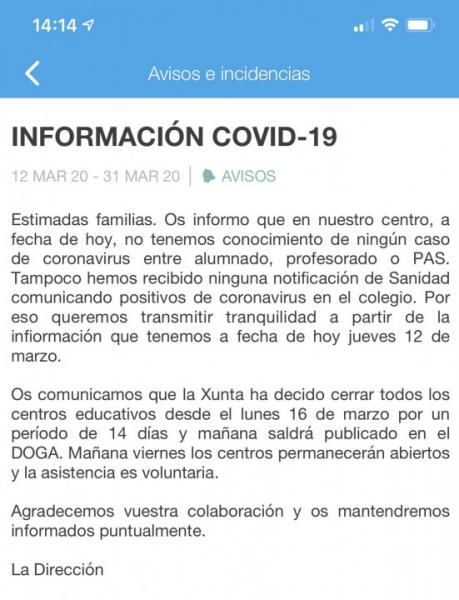 INFORMACIN COVID-19 - Foto